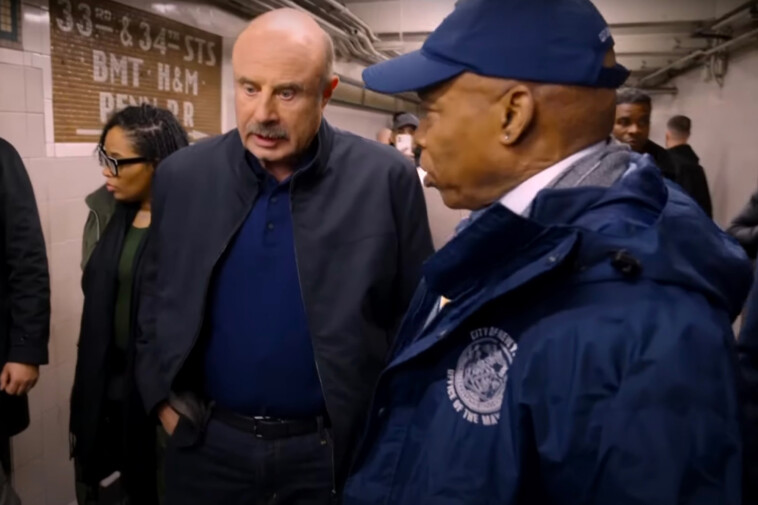 dr.-phil-witnesses-tense-homeless-altercation-while-touring-nyc-subway-with-mayor-eric-adams