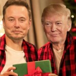 adorable:-trump-and-musk-debut-matching-christmas-pajamas