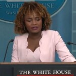 watch:-white-house-reporters-grill-a-peeved-karine-jean-pierre-on-biden’s-disappearing-act