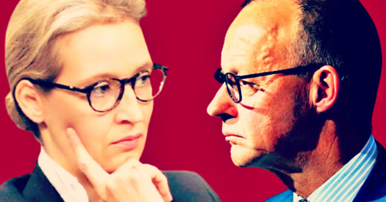 after-musk-public-support,-afd’s-alice-weidel-overtakes-cdu-warmonger-friedrich-merz-in-the-race-for-next-german-chancellor:-poll