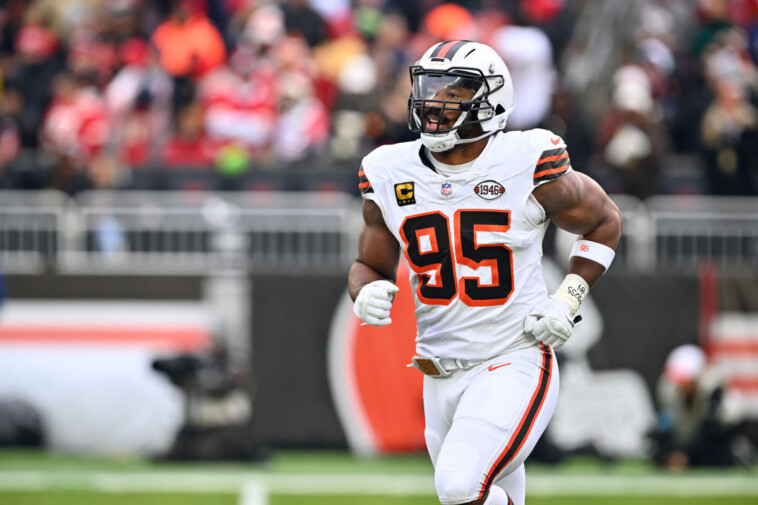 browns’-myles-garrett-becomes-youngest-player-to-reach-100-sacks-days-after-putting-team-on-notice