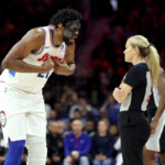 76ers-star-joel-embiid-ejected-for-arguing-with-officials-after-crashing-into-victor-wembanyama-in-game-vs.-spurs