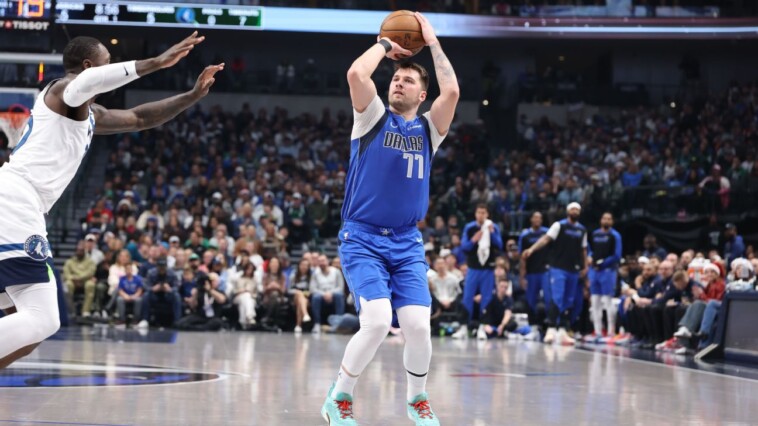 mavs’-doncic-ruled-out-vs.-wolves-with-calf-strain