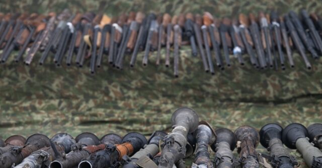 photos:-idf-reveals-massive-stockpile-of-weapoons-seized-from-hezbollah-in-lebanon