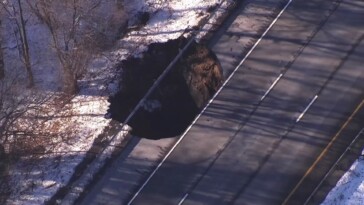 monster-sinkhole-opens-along-major-nj-highway,-leading-to-closures,-traffic-delays