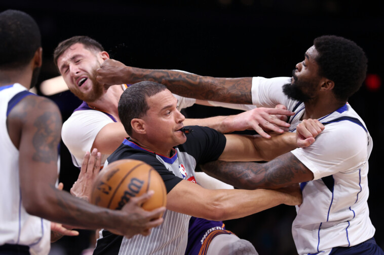 jusuf-nurkic,-naji-marshall-trade-blows-in-wild-suns-mavericks-brawl