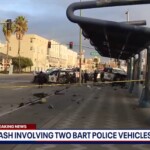 three-officers,-one-civilian-hospitalized-after-multi-vehicle-crash-in-oakland