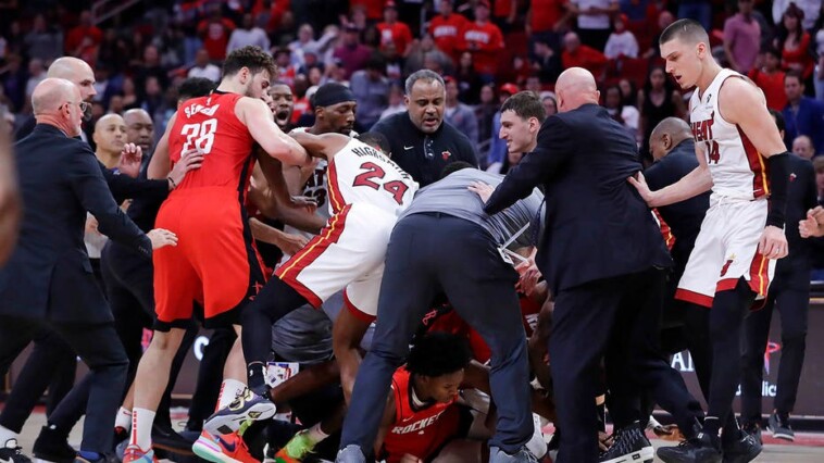 rockets’-amen-thompson-throws-heat-star-tyler-herro-to-the-floor,-sparking-skirmish