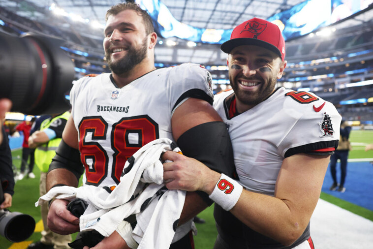 baker-mayfield-gifts-buccaneers-lineman-personalized-cookies-with-milk