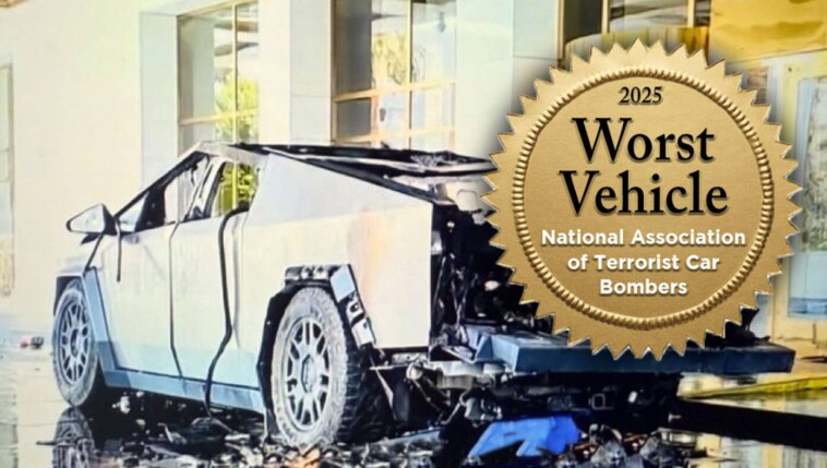 tesla-cybertruck-voted-‘worst-vehicle’-by-national-association-of-terrorist-car-bombers