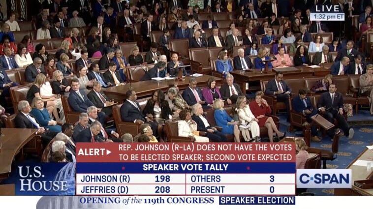 massie-votes-for-emmer,-norman-sticks-with-jordan,-self-switches-to-donalds-—-unnamed-gop-releases-scorecard-of-johnson’s-failure-as-house-speaker