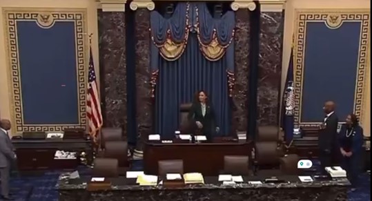 watch:-kamala-harris-completely-botches-the-pledge-of-allegiance-on-the-senate-floor