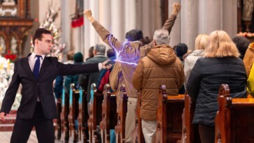 presbyterian-church-to-begin-tasing-anyone-who-raises-hands-during-worship