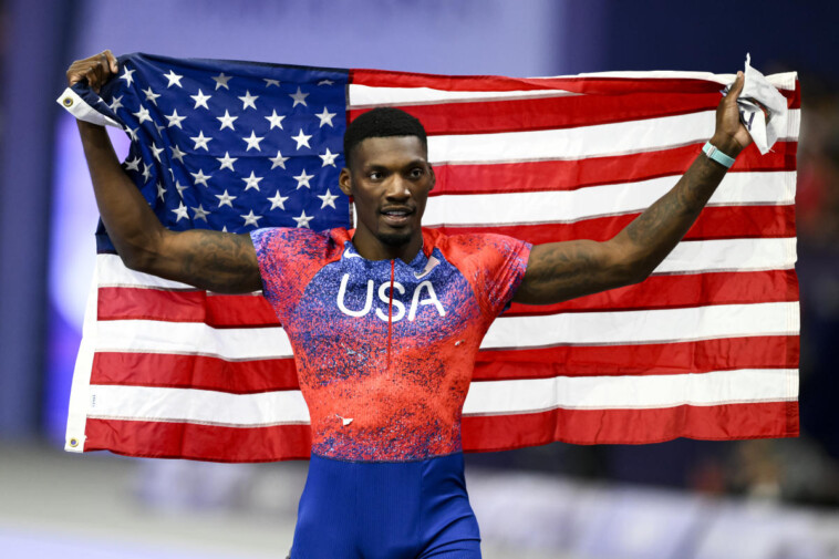 olympic-sprinter-fred-kerley-arrested,-charged-with-battery-after-police-confrontation