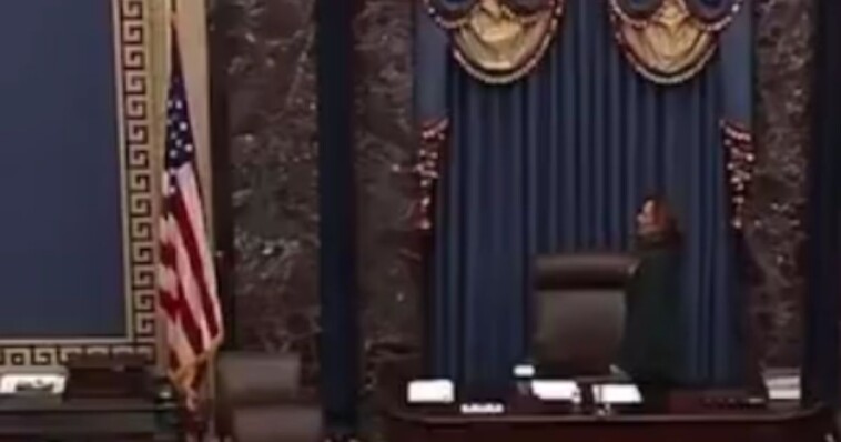 watch:-kamala-harris-botches-pledge-of-allegiance-while-presiding-over-the-senate