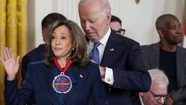 biden-honors-kamala-harris-with-presidential-medal-of-participation