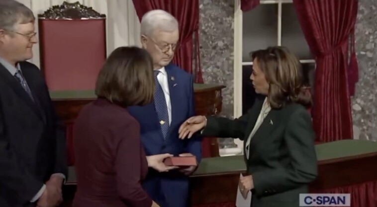 ouch:-husband-of-nebraska-senator-deb-fischer-leaves-kamala-harris-embarrassed-after-rebuffed-handshake-(video)