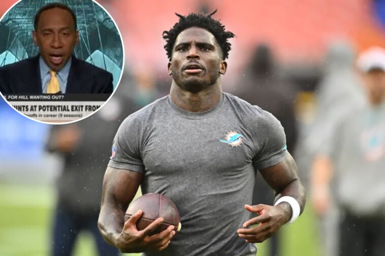 stephen-a.-smith-rips-tyreek-hill-for-saying-he-wants-to-leave-dolphins:-‘tried-to-tell-you’