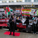 anti-israel-protesters-accuse-israel-of-abducting-medical-personnel-during-rally-outside-nyc-hospital