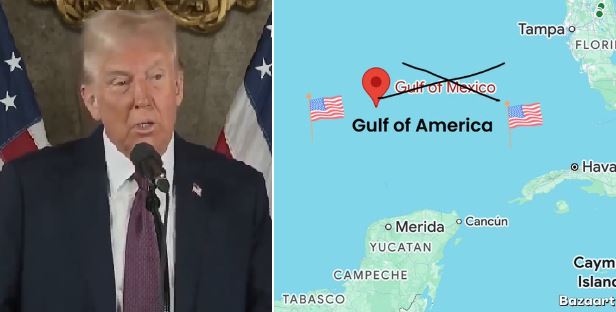 breaking:-president-trump-declares-he-is-changing-the-gulf-of-mexico’s-name-to-the-“gulf-of-america-–-what-a-beautiful-name”-(video)