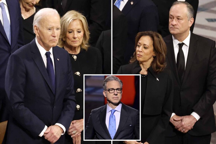 cnn’s-jake-tapper-observes-tensions-between-bidens,-kamala-harris-at-jimmy-carter-funeral:-‘didn’t-see-a-particularly-warm-greeting’