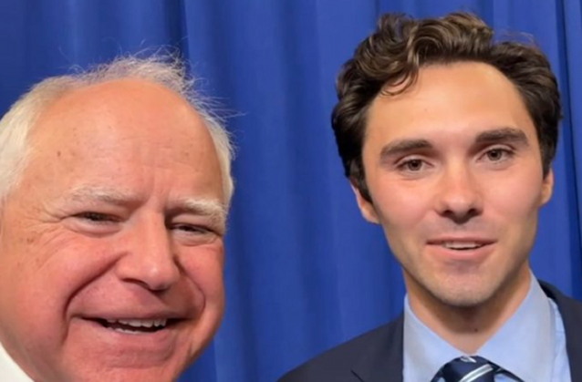 tim-walz-endorses-david-hogg-for-vice-chair-of-the-dnc:-‘courageous-leadership-our-party-needs-right-now’