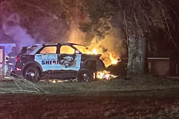 father-and-son-rescue-officer,-k-9-from-burning-car-after-high-speed-chase-crash