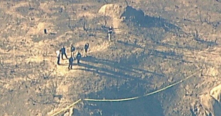 developing:-atf-arson-investigators-descend-on-hiking-trail-at-the-summit-of-pacific-palisades