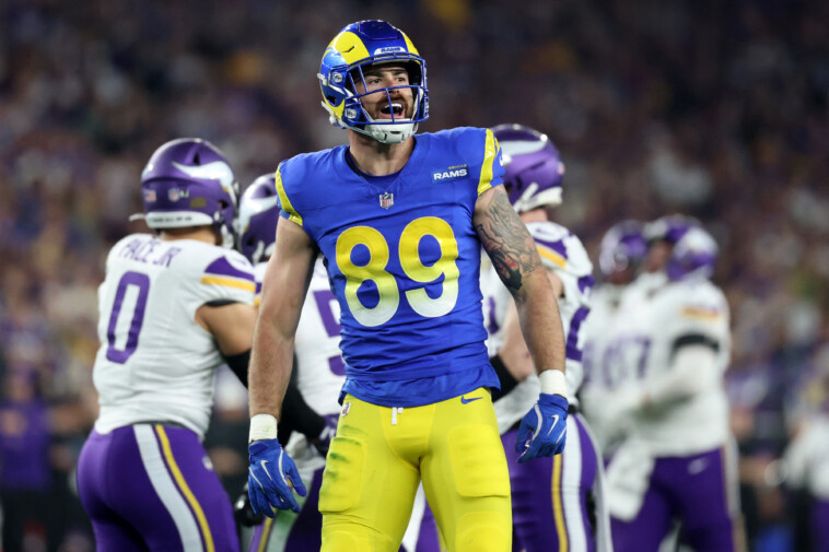 rams-tight-end-tyler-higbee-hospitalized-with-injury-after-playoff-win