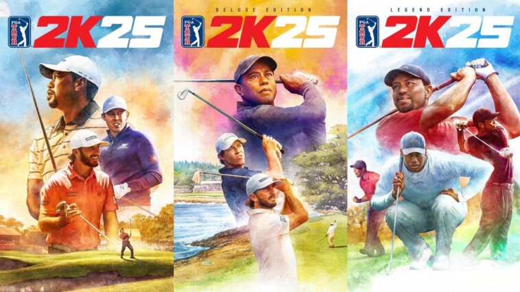 pga-tour-2k25-announces-release-date-and-reveals-tiger-woods-as-cover-athlete