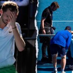 daniil-medvedev-smashes-racket,-camera-during-fiery-outburst-as-he-avoids-australian-open-upset