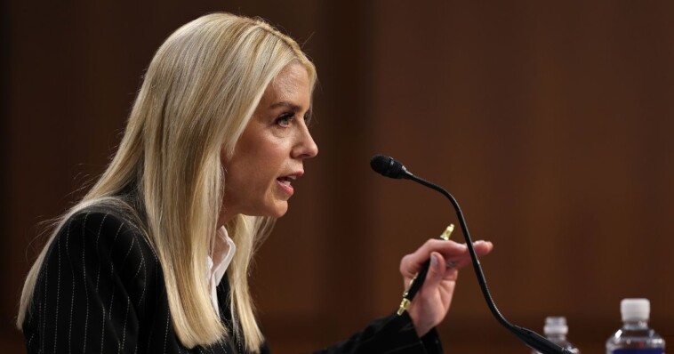 watch:-pam-bondi-turns-the-tables-on-dem-senator-who-pressed-her-about-weaponization-of-doj