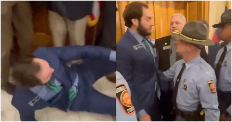 outrageous:-pro-trump-georgia-state-senator-who-previously-tried-to-impeach-fani-willis-assaulted-and-arrested-while-trying-to-enter-georgia-house-chambers-(video)