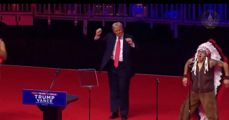 epic-scene:-president-trump-jams-out-to-“ymca”-with-the-village-people-on-stage-while-jealous-leftists-fume-(video)