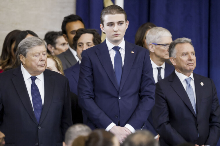 barron-trump,-18,-attends-dad-donald’s-second-inauguration-8-years-after-2017-ceremony-—-see-the-then-and-now-photos