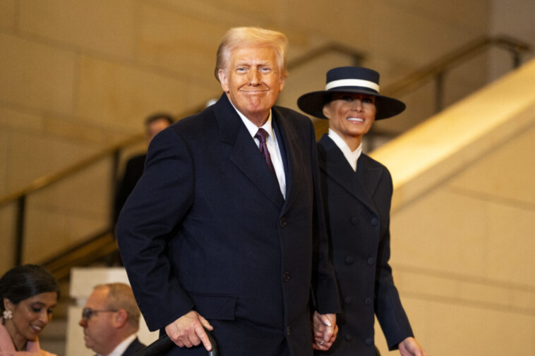 president-trump-teases-melania-about-her-attire,-says-‘she-almost-blew-away’