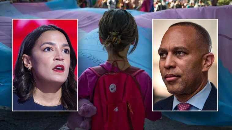 democrat-voters-abandon-party-after-aoc,-jeffries-say-anti-trans-athlete-bill-empowers-child-sexual-predators