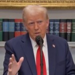 watch:-president-trump-shuts-down-leftist-‘reporter’-with-a-masterful-response-when-he-hears-a-nasty-gotcha-question-regarding-the-j6-pardons