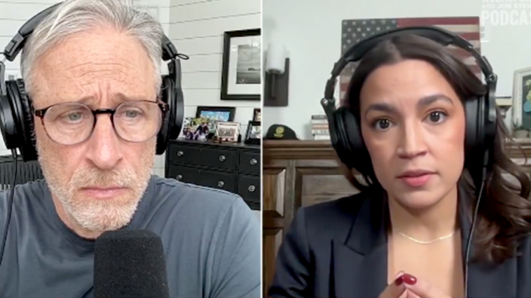 aoc-complains-to-jon-stewart-that-‘normalized’-trump-is-‘so-much-more-dangerous’-in-second-term