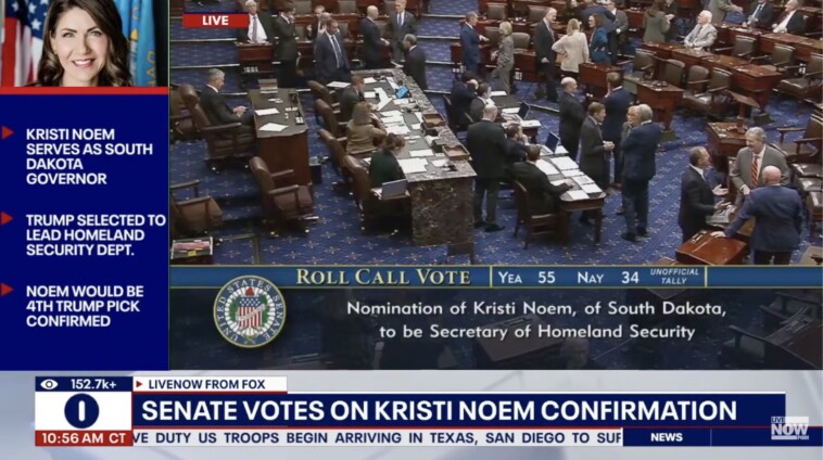 watch-live:-senate-expected-to-vote-in-favor-of-confirming-kristi-noem-as-dhs-secretary