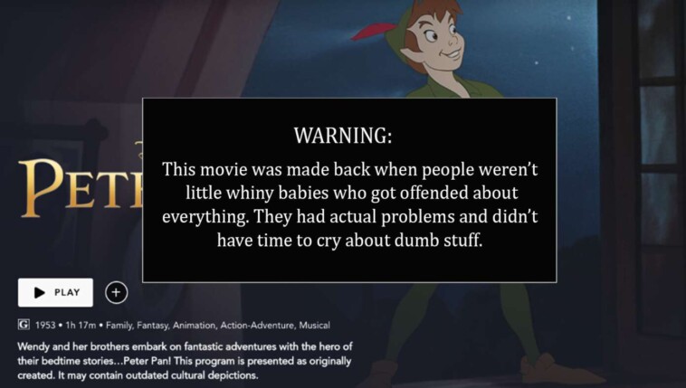 on-screen-message-warns-viewers-this-disney-movie-was-made-during-a-time-when-people-weren’t-babies-who-got-offended-by-everything