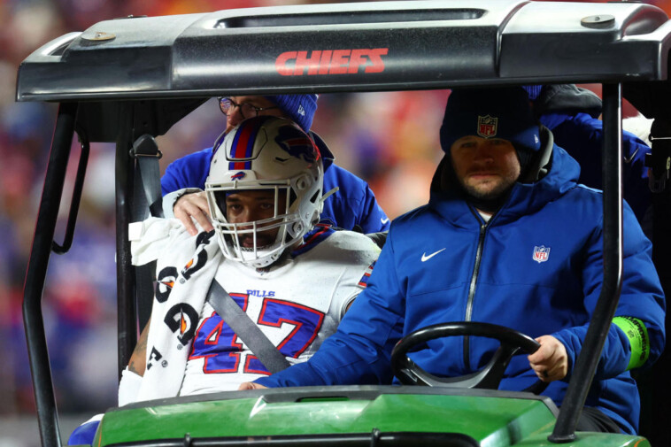 bills-cb-christian-benford-leaves-afc-championship-game-vs.-chiefs-on-cart-with-2nd-concussion-in-2-games