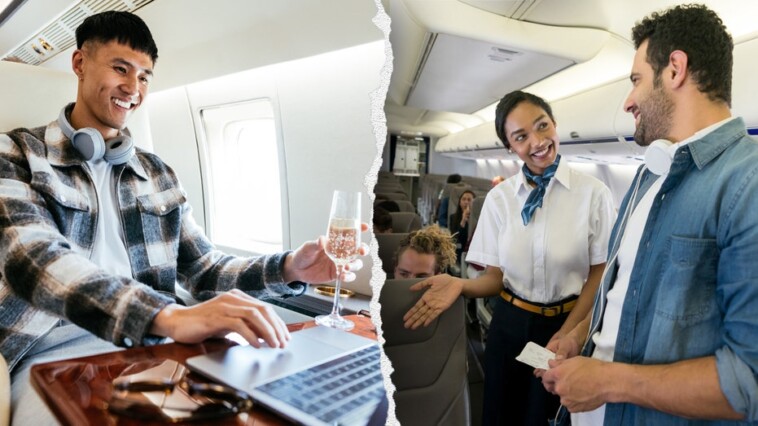 first-class-pretenders-cheat-their-way-to-free-drinks-by-using-‘seat-squatter’-hack