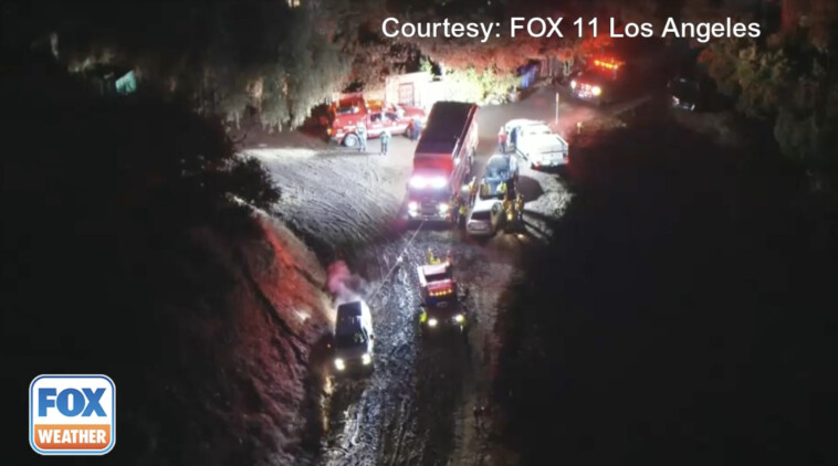 much-needed-rain-in-los-angeles-triggers-mudslides,-debris-wildfire-ravaged-areas