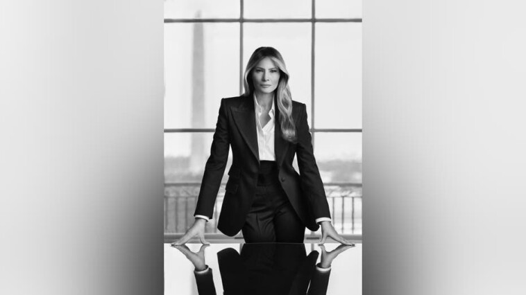 vogue-attacks-melania-trump’s-official-white-house-portrait,-compares-her-to-‘freelance-magician’