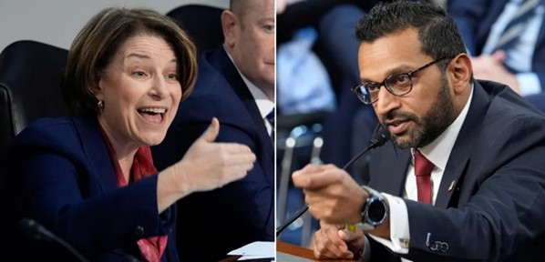 mic-drop:-kash-patel-bodies-democrat-senator-amy-klobuchar-with-an-epic-response-after-she-tries-to-entrap-him-with-a-series-of-sly-questions-(video)