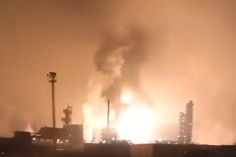 ukrainian-drone-strike-sets-russian-oil,-gas-plants-ablaze,-officials-say