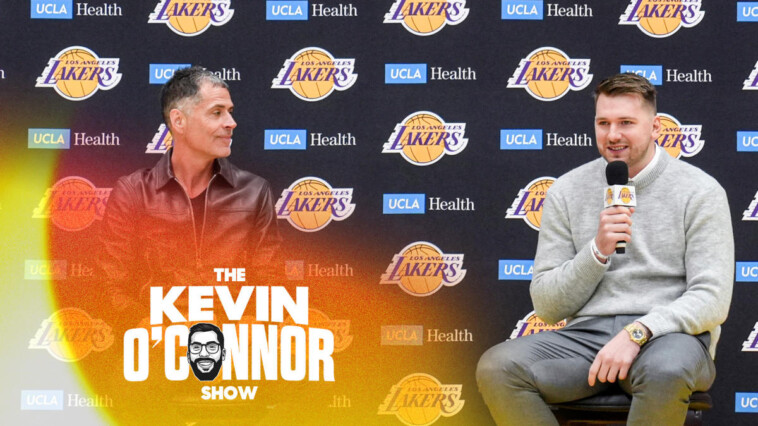 how-luka-&-lebron-will-co-exist-in-new-look-lakers-offense-and-why-kd-is-the-next-big-domino-to-fall-|-the-kevin-o’connor-show