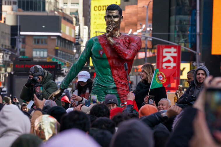 times-square-statue-honors-famous-soccer-player-cristiano-ronaldo-for-his-40th-birthday