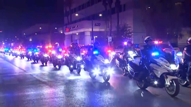 north-las-vegas-police-officer-killed-in-shootout-with-suspect,-honored-with-procession